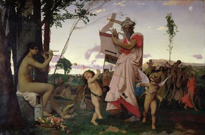 Anacreon, Bacchus and Aphrodite, 1848 by Jean Leon Gerome